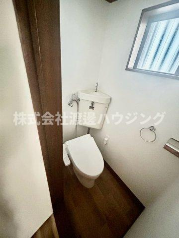 ロッヂm豊秀町2丁目テラスハウスのトイレ|2階にもトイレあり