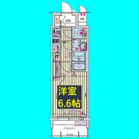プレサンス名古屋駅ゲートの間取り