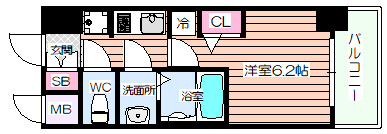 【間取り】 | エステムコートディアシティWEST