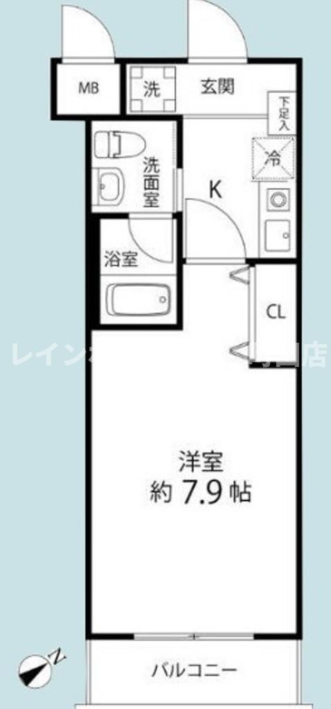 ルート相模が丘※初期費用分割後払いサービス利用可能物件の間取り