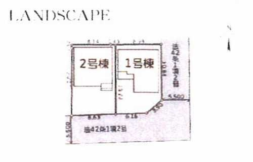 鎌倉市関谷新　新築戸建全2棟　2号棟の区画図