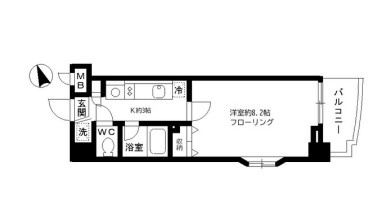 ＳＫガーデン葛西Ｖの間取り