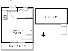 ロフト４．５帖付！
