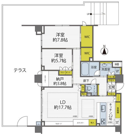 【間取り】 | フォルム世田谷経堂