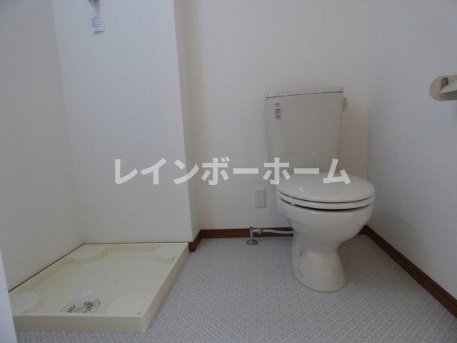 AJ新松戸Ⅱのトイレ|ゆったりとした空間のトイレです