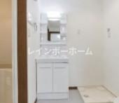 AJ新松戸Ⅱの洗面所|スペースが確保できる洗面所です