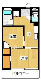 【間取り】 | 成増コーポ | 間取りです。