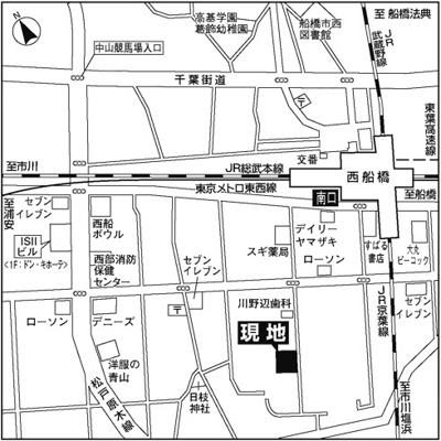 【地図】 | レ・ソール西船橋