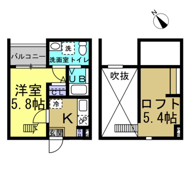 アコモ大高の間取り