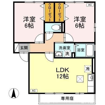 【間取り】 | セジュール　郷
