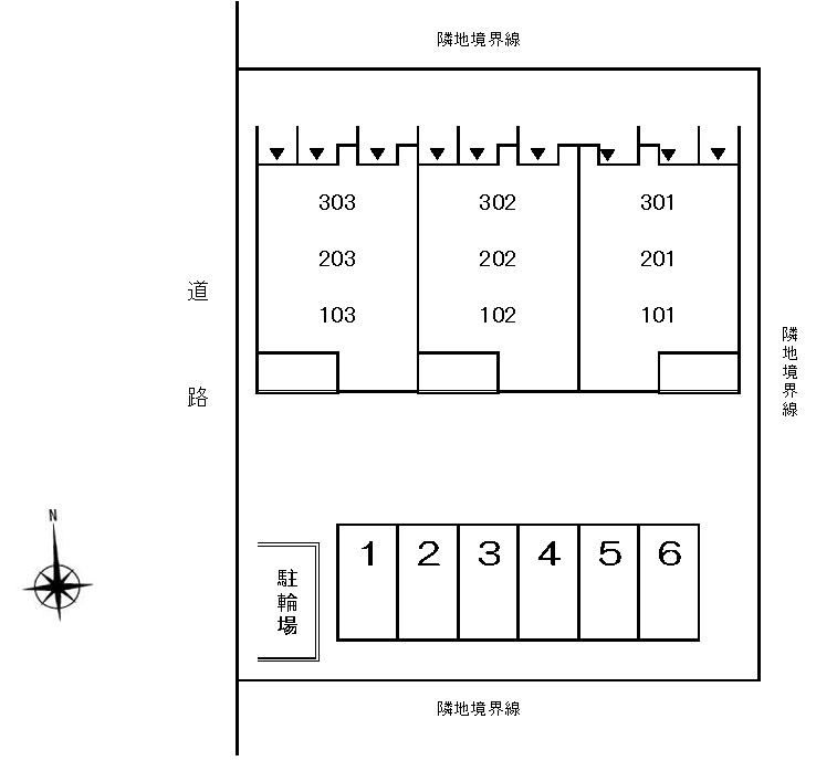 ブリーズの駐車場