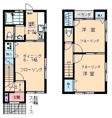コーポ萩原の間取り|間取りです。