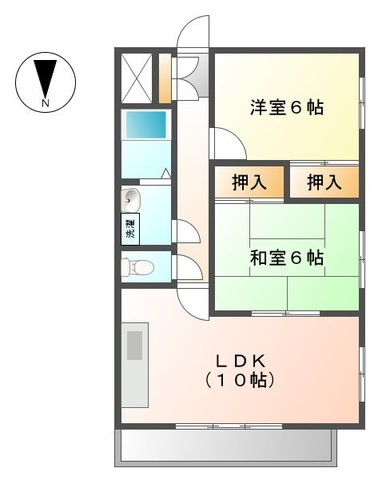 コンフォート宮下の間取り