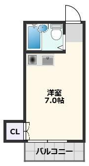 【間取り】 | アパートメント摂津Ⅱ