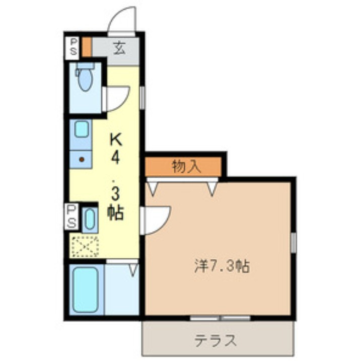  メゾン ウィスタリアの間取り