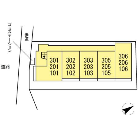SIGNATURE 武蔵中原の区画図