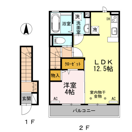 ガーネットの間取り