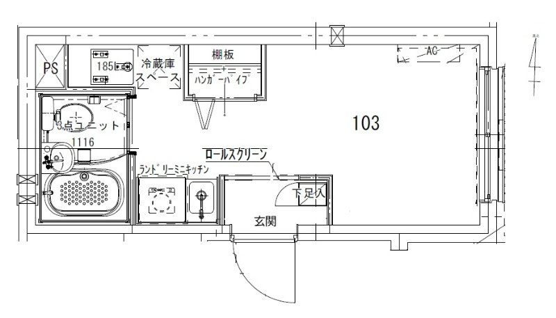 CREAL住吉Ⅱの間取り