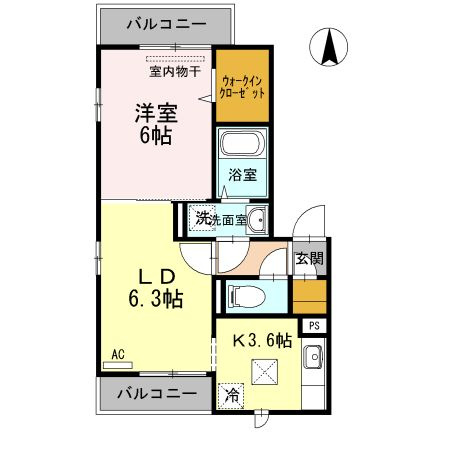 ラフィーネ氷川台の間取り