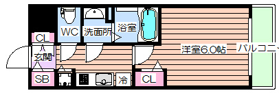 【間取り】 | プレサンス野田阪神駅前ザ・プレミアム