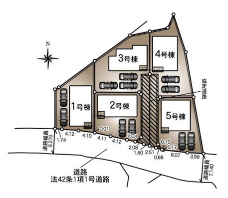 神戸市西区伊川谷町有瀬の区画図