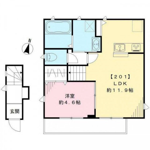 クレストＳの間取り