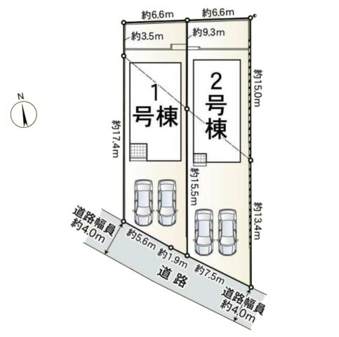 【区画図】 | 豊田市若林東町宮間46-20『仲介料無料』新築戸建て | 1号棟