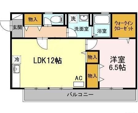 パールハイツ内田　Ⅱの間取り|間取りです。