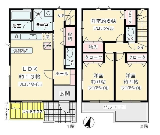 【間取り】 | カサカリエンテ千歳台Ｂ棟