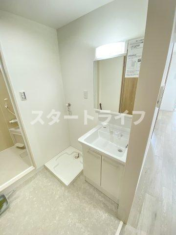 大阪市淀川区西中島４丁目の賃貸マンションの洗面所
