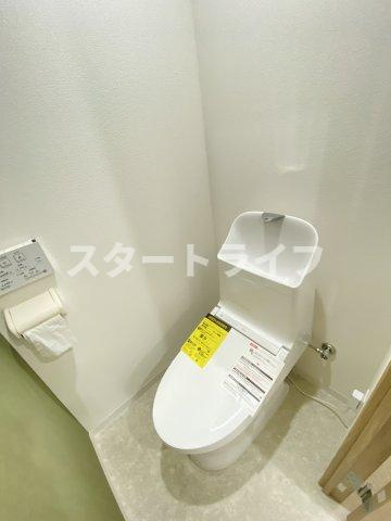 大阪市淀川区西中島４丁目の賃貸マンションのトイレ