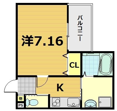 KING CRAFT FUKAKUSA（キングクラフトフカクサ）の間取り
