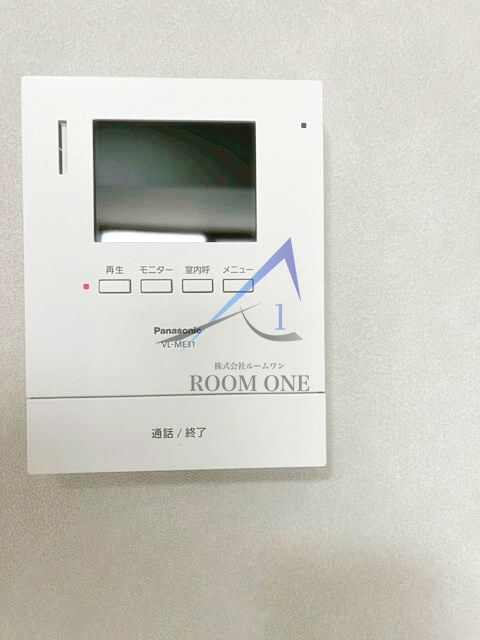 中野ビレッヂのセキュリティ|モニター付きインターホンです。