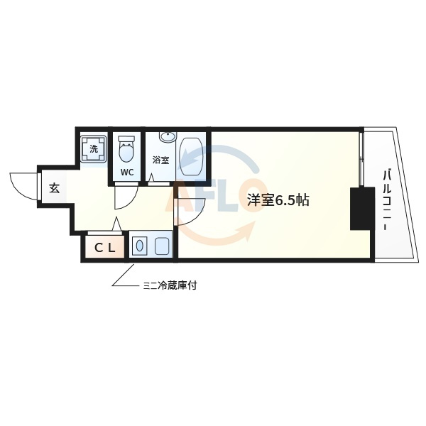大国町青山ビル別館の間取り|大国町青山ビル別館　間取り