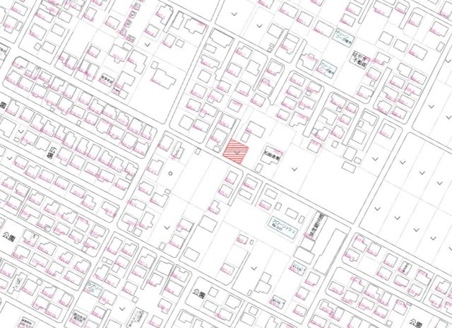 北諸県郡三股町大字宮村の売地の土地図