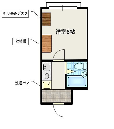 KTマンションの間取り