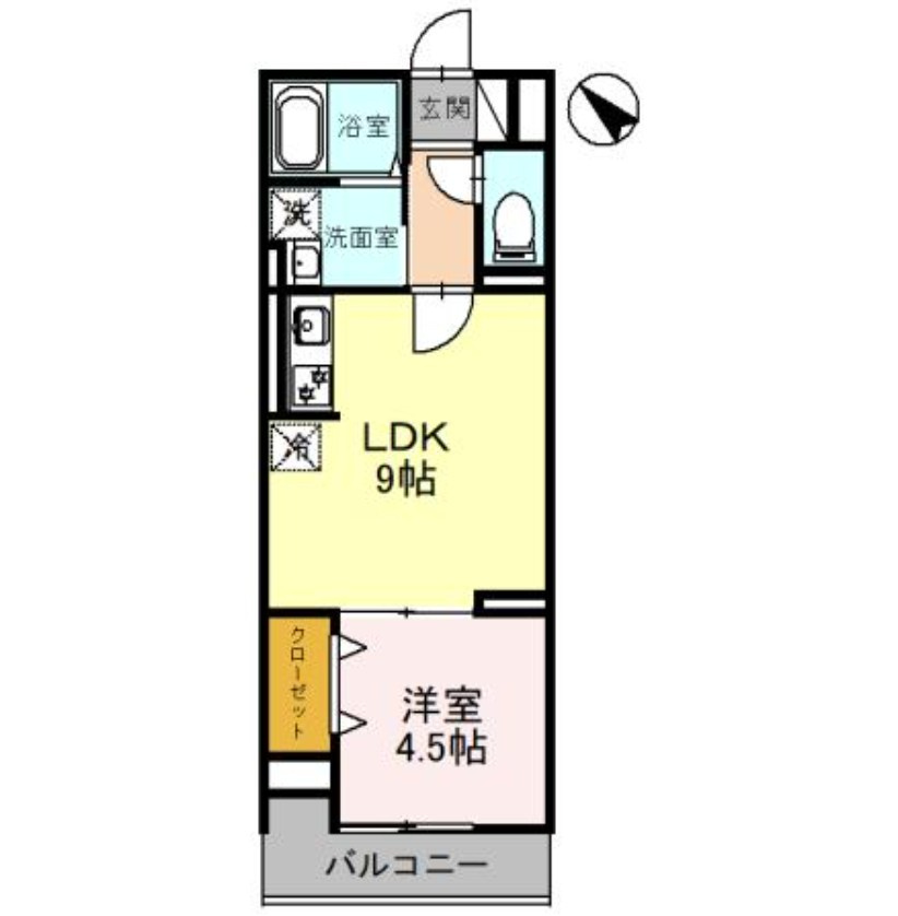 セレスティア白子Ⅰの間取り