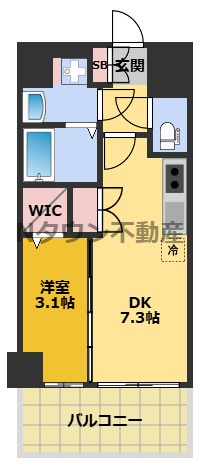 【間取り】 | エステムコート名古屋上前津 | 間取りです。