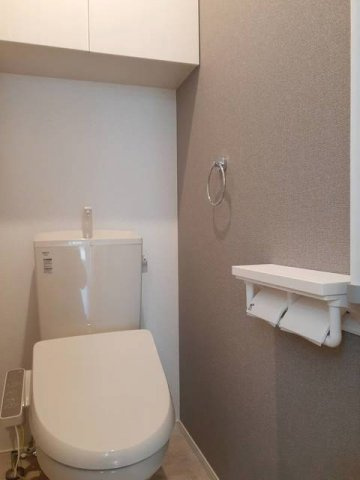 つゆくさハイツのトイレ|清潔感のあるトイレです