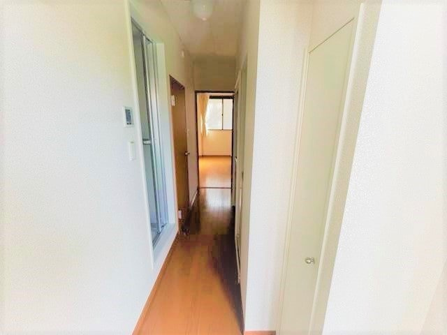 レオパレスキミールの玄関|落ち着いた玄関です