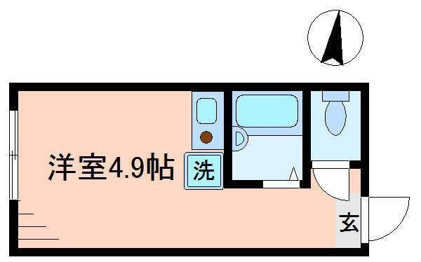 リブ町屋の間取り