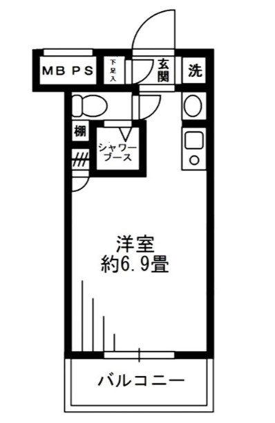 SOCIETY SHINNAKANO (ソサエティ新中野)の間取り