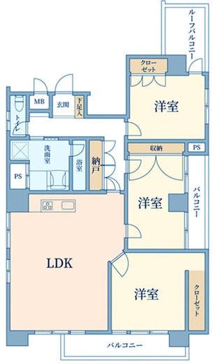 藤和仲御徒町コープの間取り