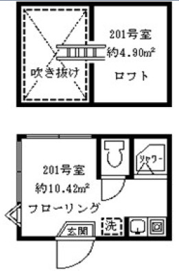 ソフィアツリー(家具付き)の間取り|敷金礼金ゼロ☆初期安☆家具家電付き☆