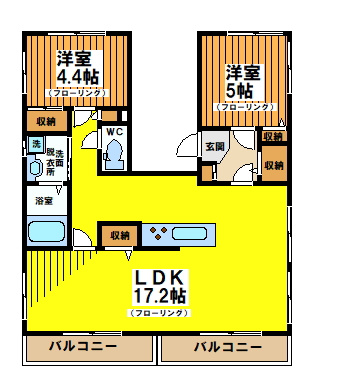 柳澤ビルの間取り