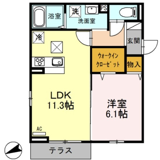グランディール和光の間取り