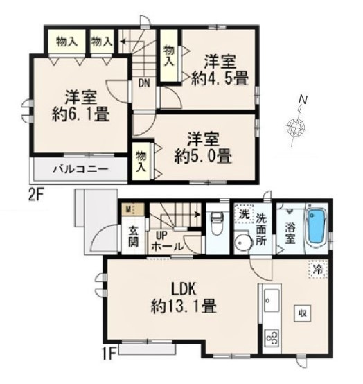 西東京市新町2丁目　全3棟　B号棟