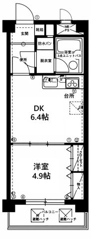 板橋区板橋４丁目の賃貸マンション