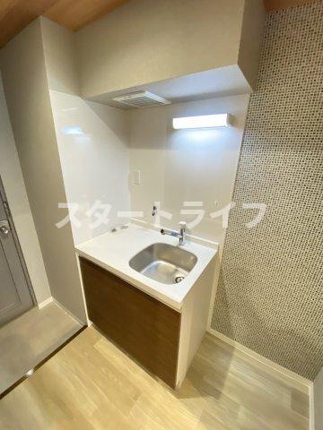 大阪市淀川区西中島６丁目の賃貸マンションのキッチン
