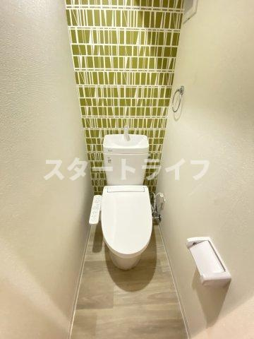 大阪市淀川区西中島６丁目の賃貸マンションのトイレ